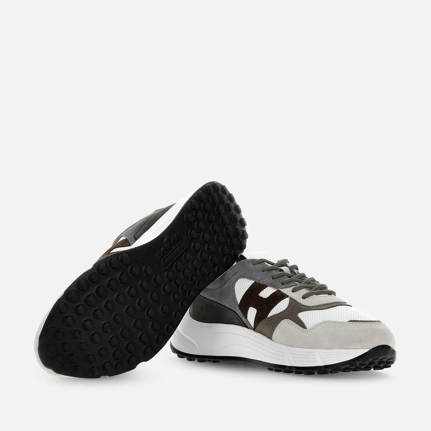 sneakers hogan hyperlight uomo beige brown