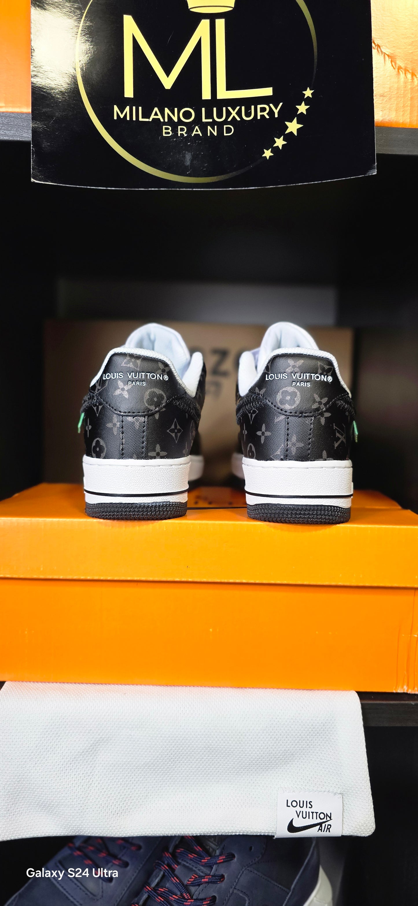 AIR FORCE LOUIS VUITTON BLACK WHITE